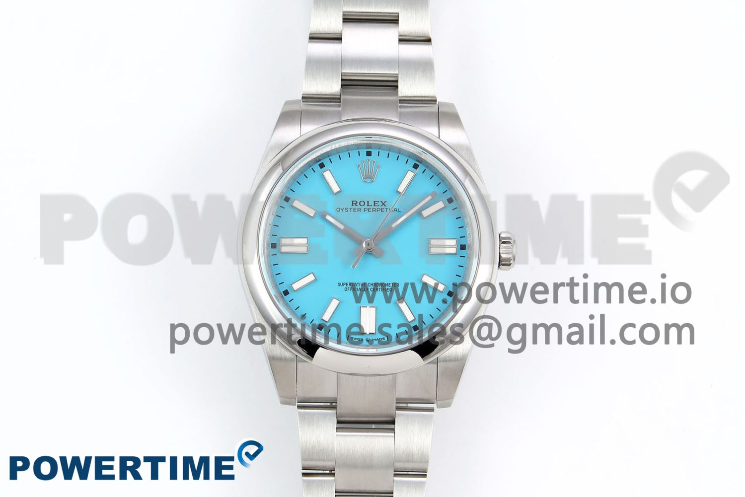 Oyster Perpetual 124300 41mm DIWF 1:1 Best Edition 904L Steel Tiffany Blue Dial A3230 - Image 1