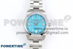 Oyster Perpetual 124300 41mm DIWF 1:1 Best Edition 904L Steel Tiffany Blue Dial A3230