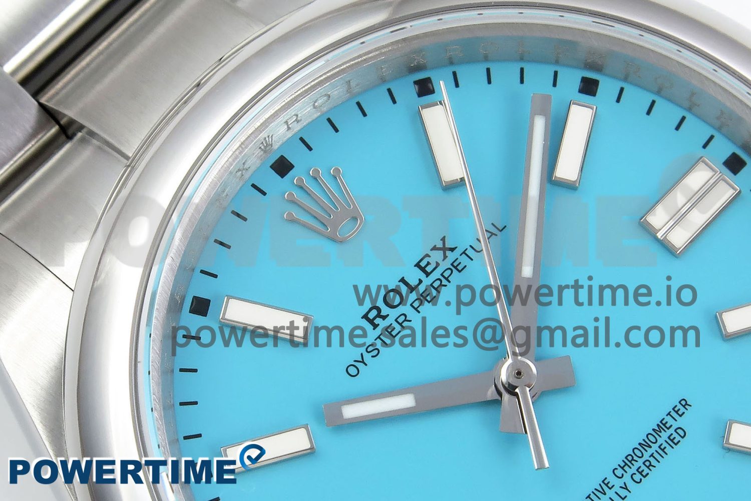 Oyster Perpetual 124300 41mm DIWF 1:1 Best Edition 904L Steel Tiffany Blue Dial A3230 - Image 4