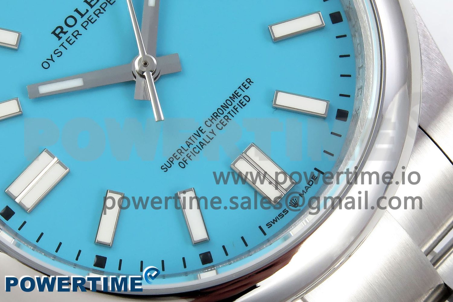 Oyster Perpetual 124300 41mm DIWF 1:1 Best Edition 904L Steel Tiffany Blue Dial A3230 - Image 5