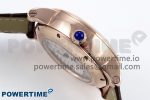 Rotonde Tourbillon RG RMSF Best Edition White Dial on Brown Leather Strap - Image 6