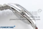 DayDate 40 SS JDF 904L Steel Silver Moon Crystal Dial on President Bracelet VR3255 V3 (Gain Weight) - Image 6