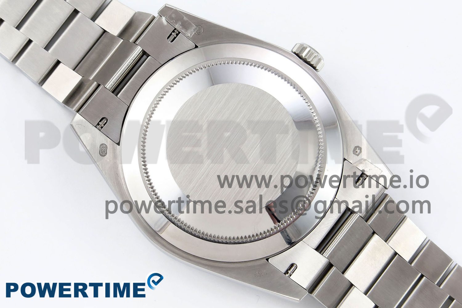 DayDate 40 SS JDF 904L Steel Silver Moon Crystal Dial on President Bracelet VR3255 V3 (Gain Weight) - Image 8