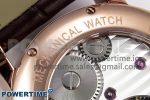 Rotonde Tourbillon RG RMSF Best Edition White Dial on Brown Leather Strap - Image 9