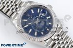 Sky-Dweller 326934 904L SS ZF 1:1 Best Edition Blue Dial on SS Jubilee Bracelet A2824 - Image 3