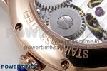 Rotonde Tourbillon RG RMSF Best Edition White Dial on Brown Leather Strap - Image 11