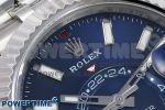 Sky-Dweller 326934 904L SS ZF 1:1 Best Edition Blue Dial on SS Jubilee Bracelet A2824 - Image 4