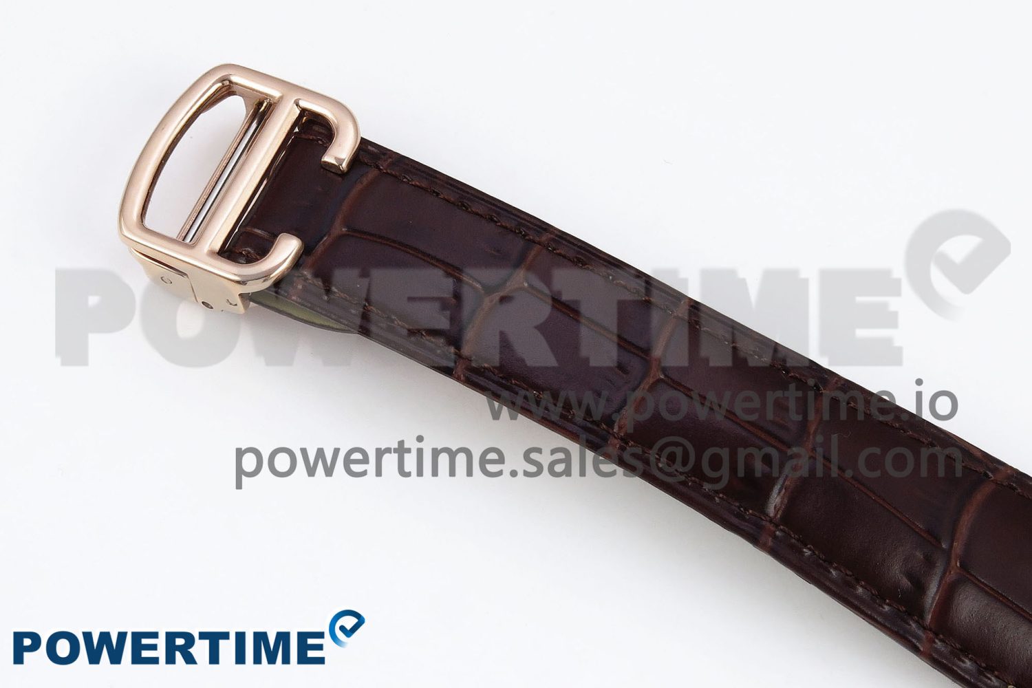 Rotonde Tourbillon RG RMSF Best Edition White Dial on Brown Leather Strap - Image 12