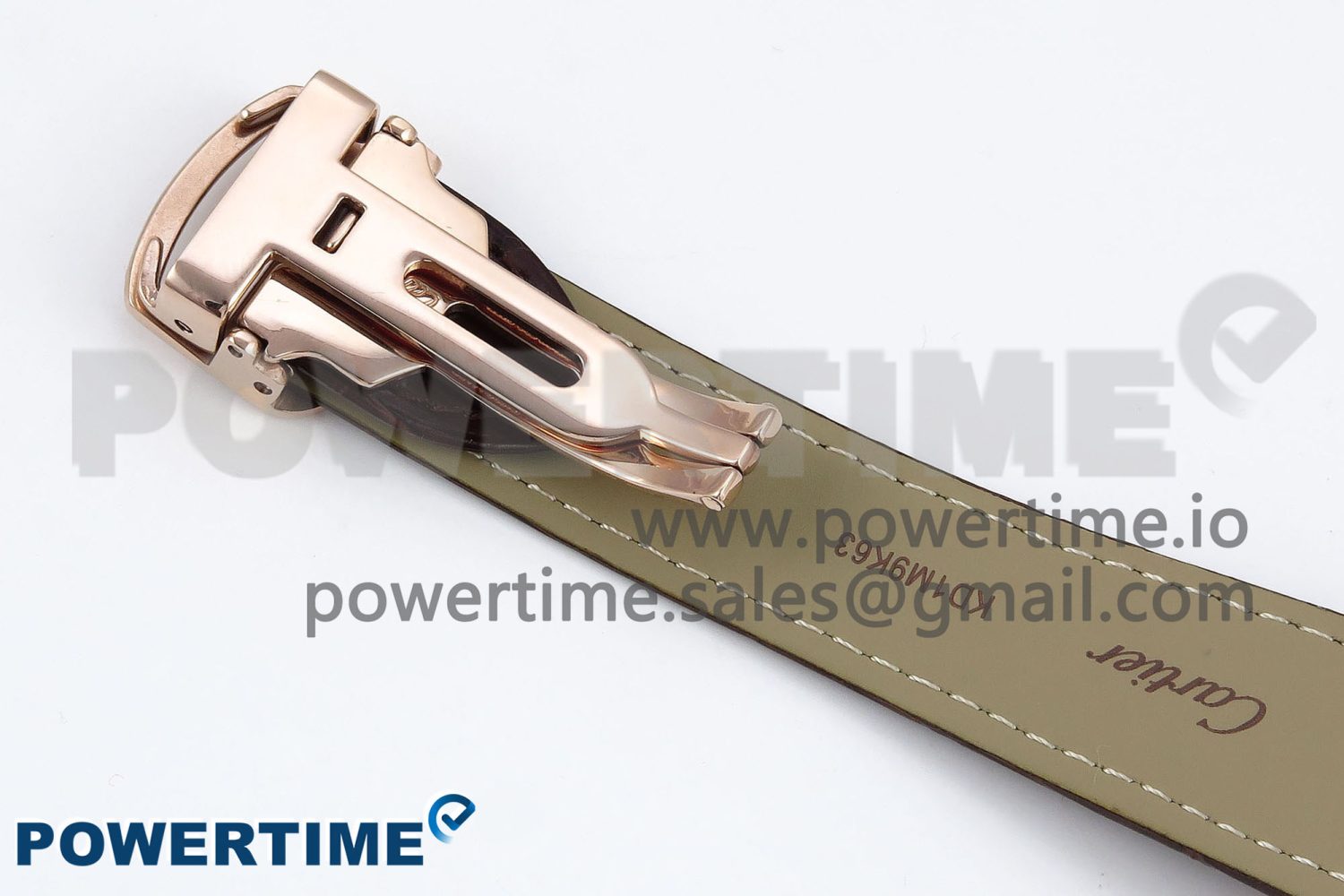 Rotonde Tourbillon RG RMSF Best Edition White Dial on Brown Leather Strap - Image 13