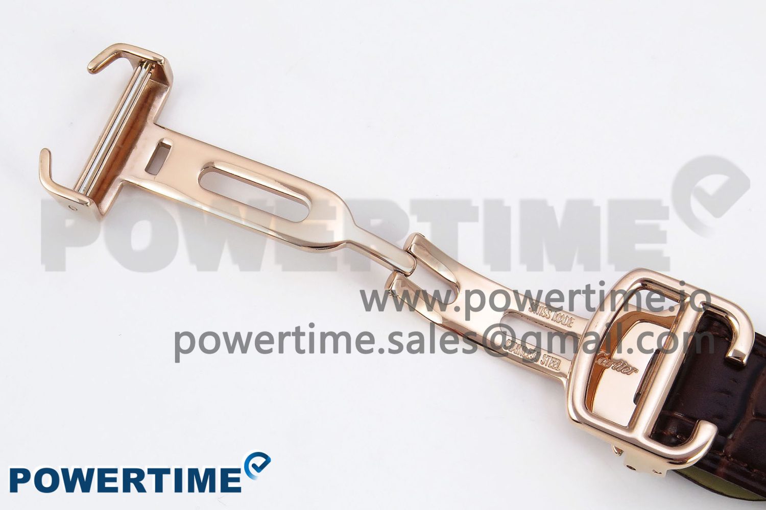 Rotonde Tourbillon RG RMSF Best Edition White Dial on Brown Leather Strap - Image 14