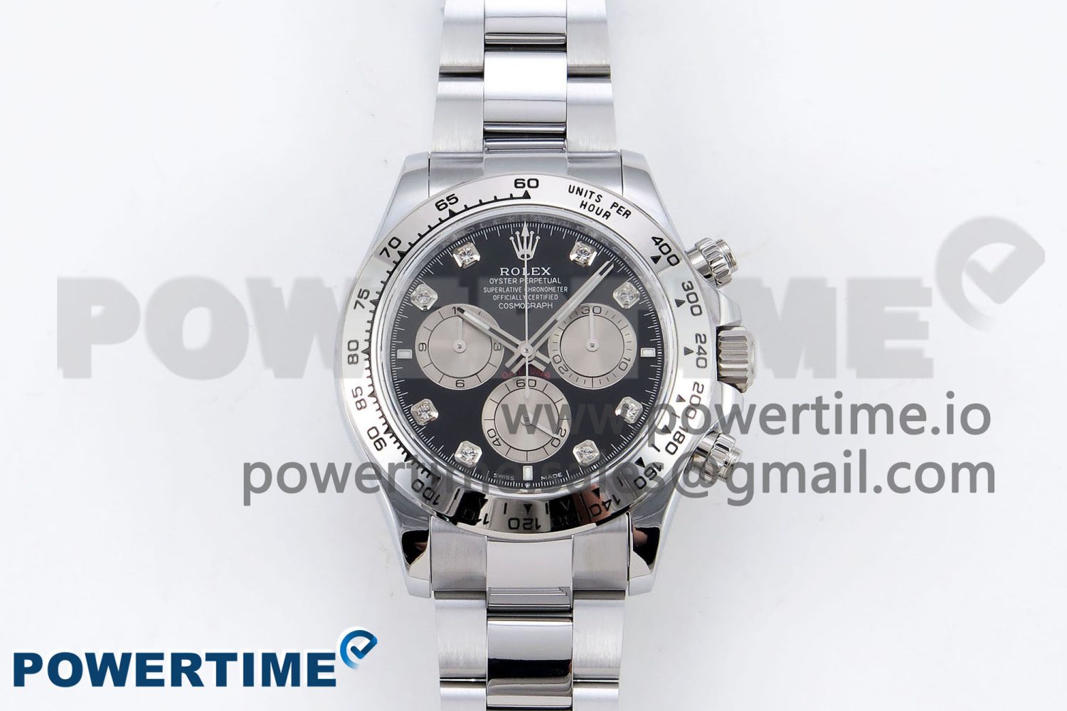 2023 New Daytona 126509 QF 1:1 Best Edition Black/White Diamonds Dial on SS Bracelet SH4131 V3 (Gain Weight) - Image 1