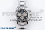 2023 New Daytona 126509 QF 1:1 Best Edition Black/White Diamonds Dial on SS Bracelet SH4131 V3 (Gain Weight)