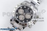 2023 New Daytona 126509 QF 1:1 Best Edition Black/White Diamonds Dial on SS Bracelet SH4131 V3 (Gain Weight) - Image 2