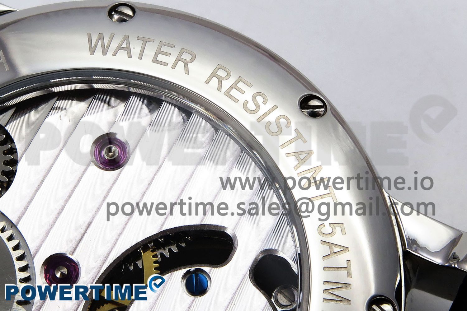Rotonde Tourbillon SS RMSF Best Edition White Dial on Black Leather Strap - Image 10