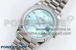 DayDate 40 SS JDF 904L Steel Ice Blue Roman Dial on President Bracelet VR3255 V3 (Gain Weight) - Image 2