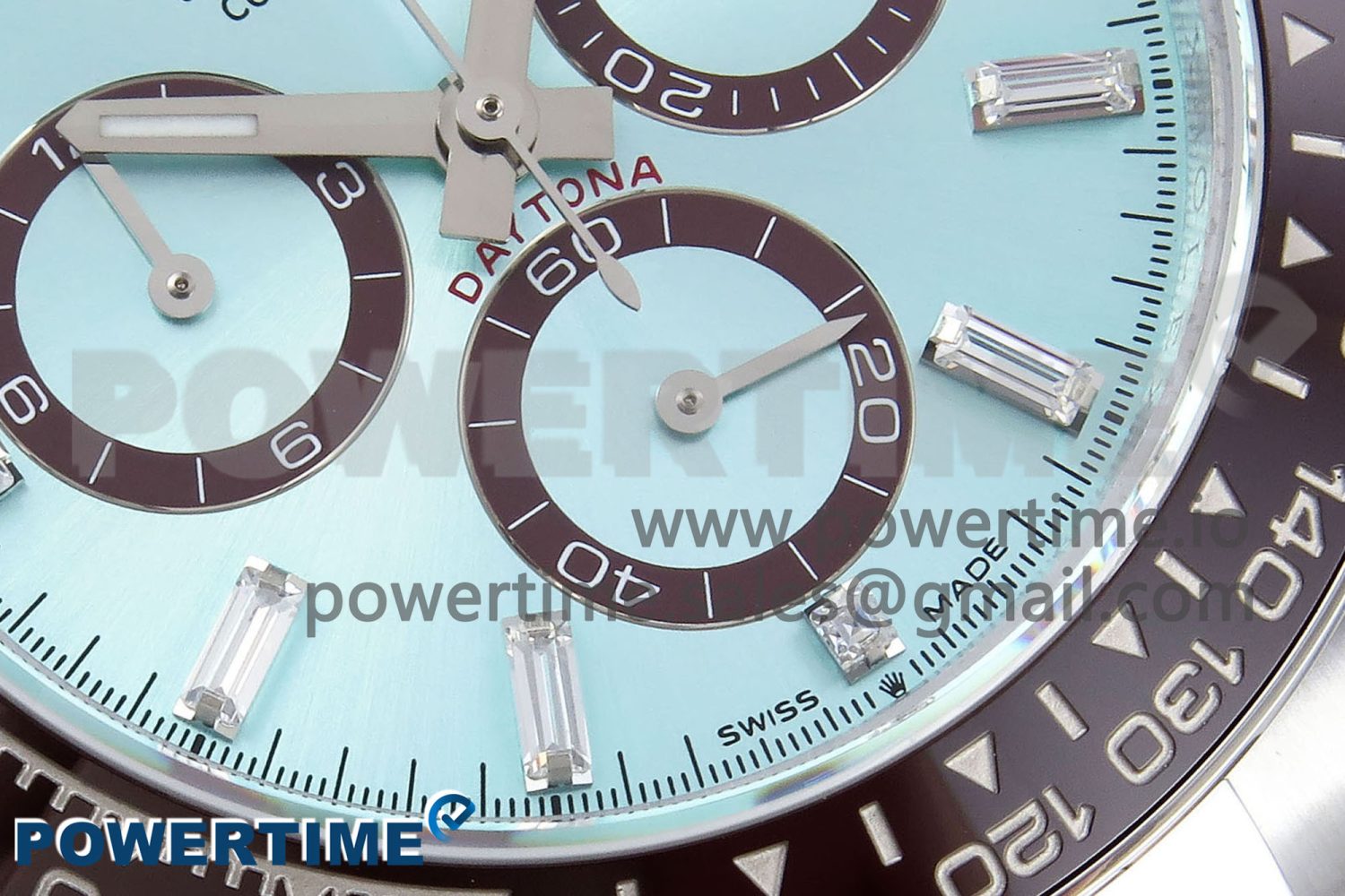 2023 Daytona 126506 QF 1:1 Best Edition 904L Steel Ice Blue Crystal Dial on SS Bracelet SA4131 (Gain Weight) - Image 5