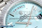 DayDate 40 SS JDF 904L Steel Ice Blue Roman Dial on President Bracelet VR3255 V3 (Gain Weight) - Image 4