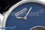 Rotonde Tourbillon SS RMSF Best Edition Blue Textured Dial on Black Leather Strap - Image 4
