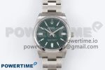 Oyster Perpetual 124300 41mm APF 1:1 Best Edition 904L Steel Green Dial VR3230
