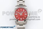 Oyster Perpetual 124300 41mm APF 1:1 Best Edition 904L Steel Red Dial VR3230