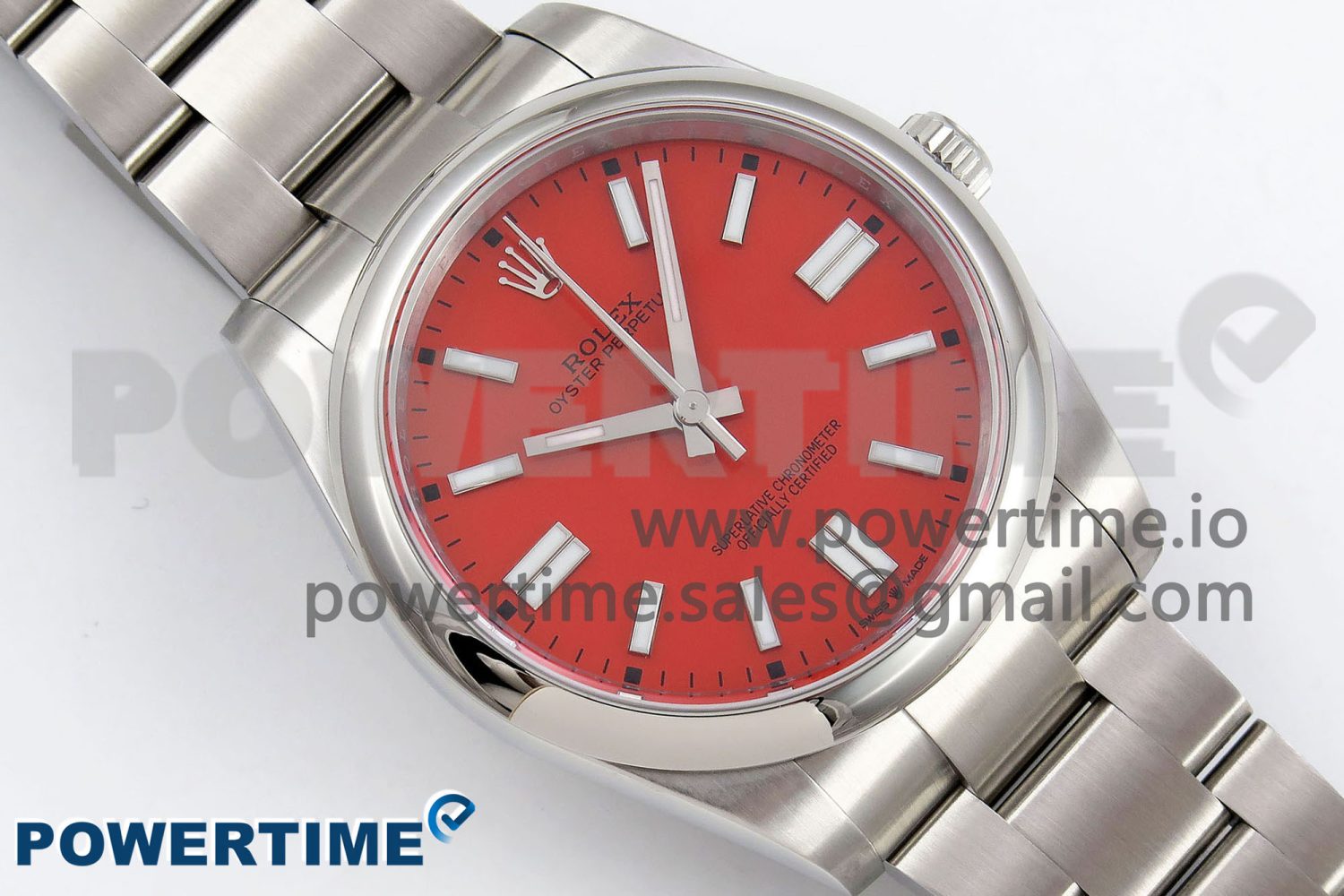 Oyster Perpetual 124300 41mm APF 1:1 Best Edition 904L Steel Red Dial VR3230 - Image 3