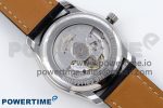Master Moonphase SS APSF 1:1 Best Edition Black Roman Dial on Black Leather Strap AL899 - Image 8