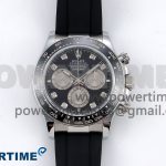 2023 New Daytona 126519 QF 1:1 Best Edition Black/White Diamonds Dial on Oysterflex Strap SH4131 V3 (Gain Weight)