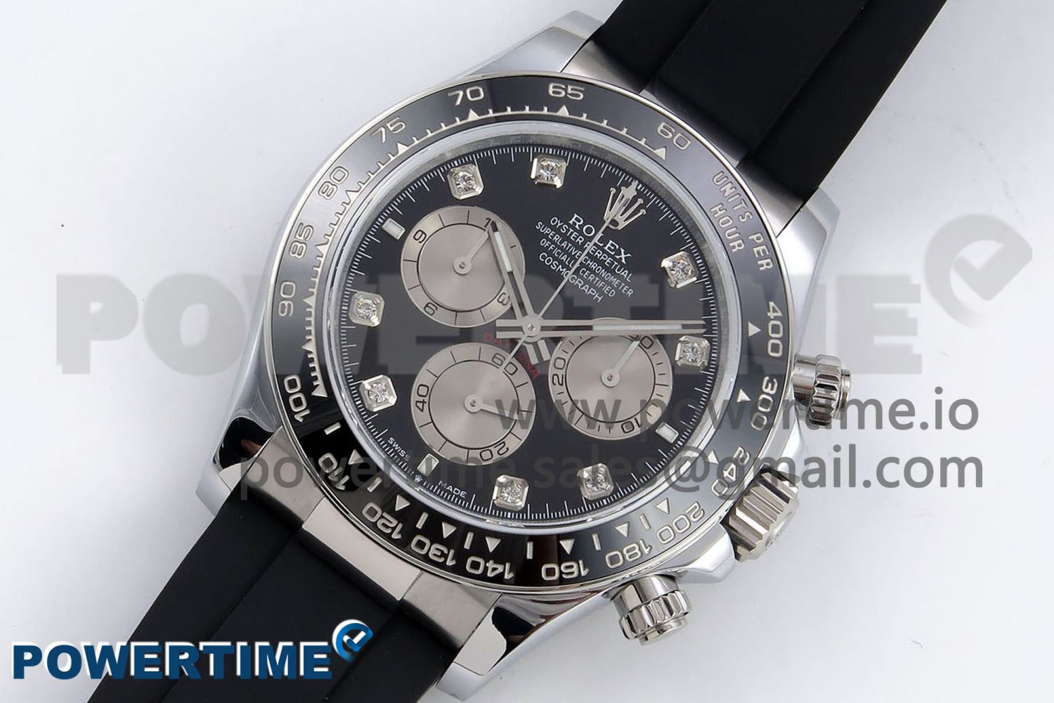 2023 New Daytona 126519 QF 1:1 Best Edition Black/White Diamonds Dial on Oysterflex Strap SH4131 V3 (Gain Weight) - Image 2