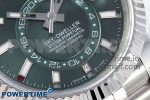 Sky-Dweller 326934 904L SS ZF 1:1 Best Edition Green Dial on SS Jubilee Bracelet A2824 - Image 5