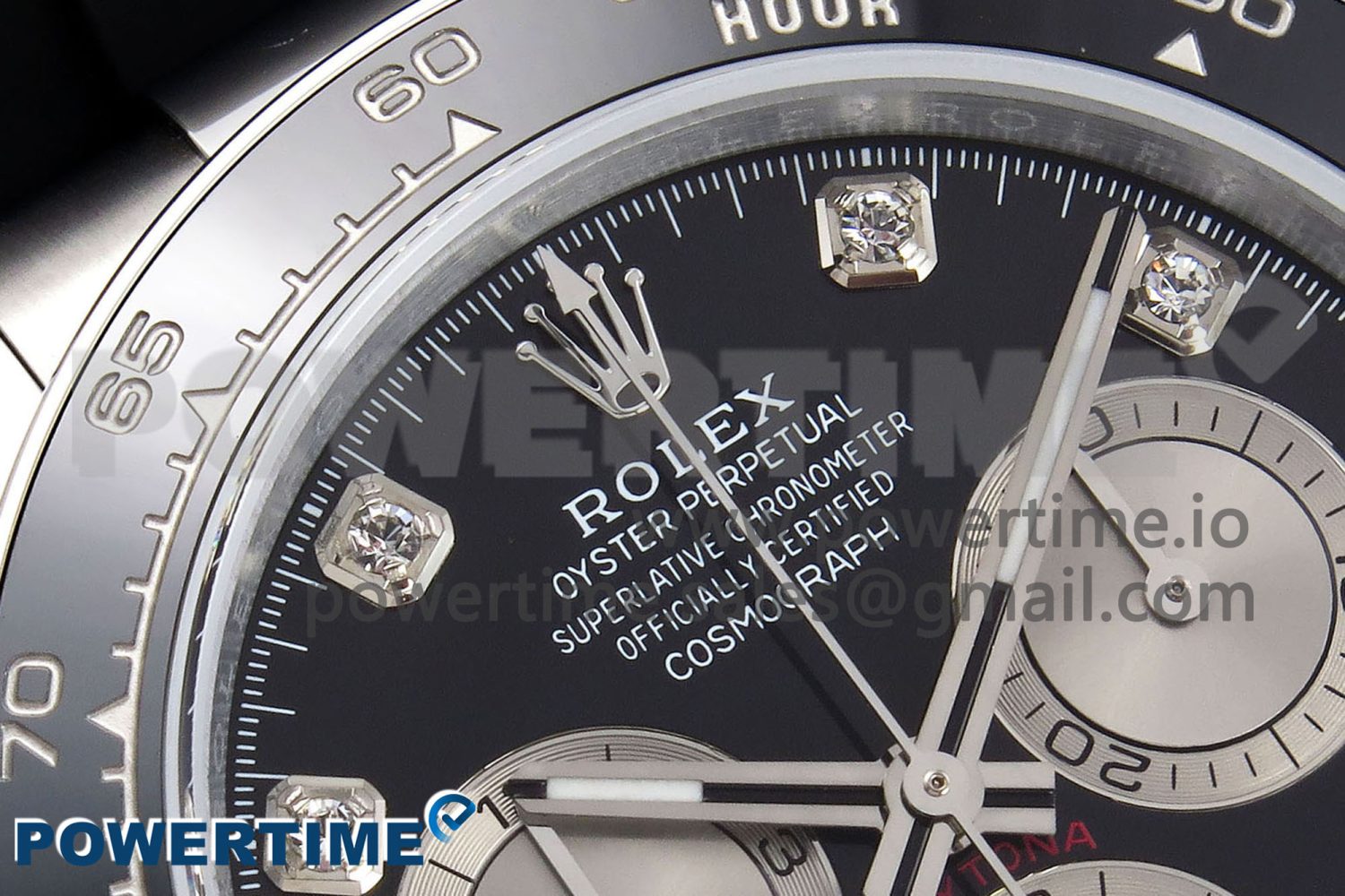 2023 New Daytona 126519 QF 1:1 Best Edition Black/White Diamonds Dial on Oysterflex Strap SH4131 V3 (Gain Weight) - Image 4