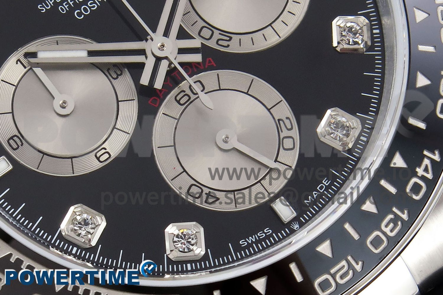 2023 New Daytona 126519 QF 1:1 Best Edition Black/White Diamonds Dial on Oysterflex Strap SH4131 V3 (Gain Weight) - Image 5