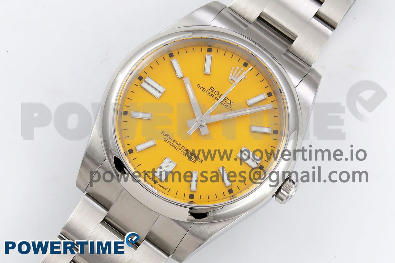 Oyster Perpetual 124300 41mm APF 1:1 Best Edition 904L Steel Yellow Dial VR3230 - Image 2