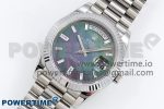 DayDate 40 SS JDF 904L Steel Gray MOP Crystal Dial on President Bracelet VR3255 V3 (Gain Weight) - Image 2