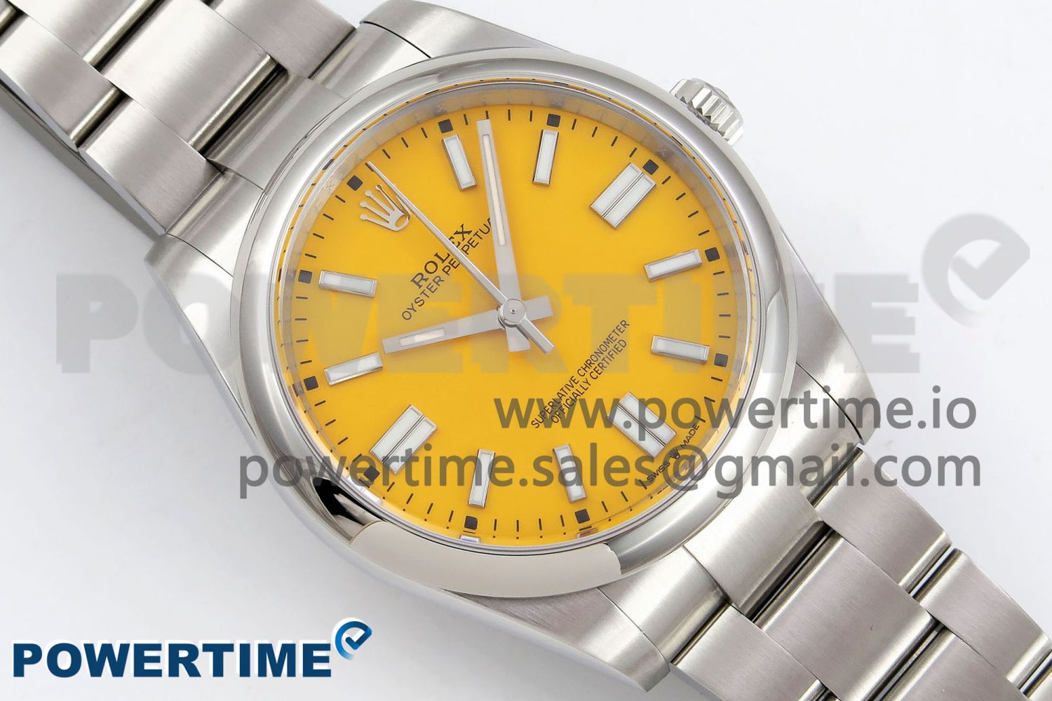 Oyster Perpetual 124300 41mm APF 1:1 Best Edition 904L Steel Yellow Dial VR3230 - Image 3