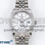 Sky-Dweller 326934 904L SS ZF 1:1 Best Edition White Dial on SS Jubilee Bracelet A2824
