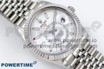 Sky-Dweller 326934 904L SS ZF 1:1 Best Edition White Dial on SS Jubilee Bracelet A2824 - Image 3