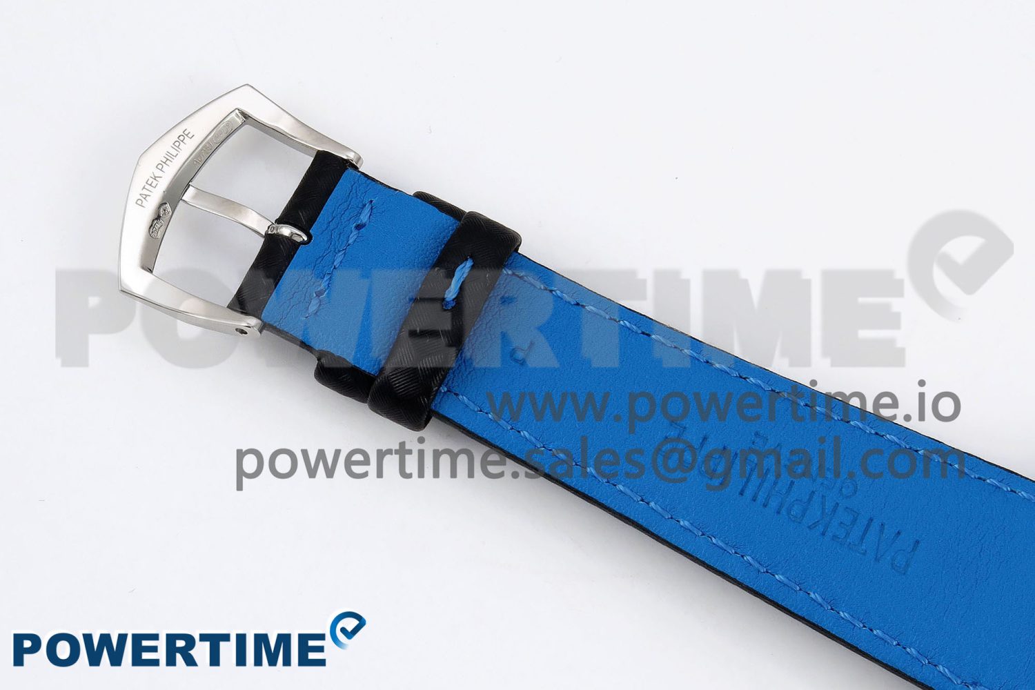 Calatrava 6007G SS PPF 1:1 Best Edition Black/Blue Dial on Black Leather Strap 330CS - Image 13