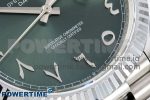 DayDate 40 SS JDF 904L Steel Green Arabic Dial on President Bracelet VR3255 V3 (Gain Weight) - Image 5