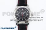 Calatrava 6007G SS PPF 1:1 Best Edition Black/Red Dial on Black Leather Strap 330CS