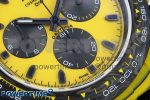 Daytona DIW Yellow Carbon N6F 1:1 Best Edition Yellow/Black Dial on Black Nylon Strap SA4130 V2 - Image 5