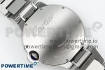 Ballon Bleu 42mm SS CHF 1:1 Best Edition White Texture Dial 1Line Diamonds Bezel on SS Bracelet A2824 - Image 8