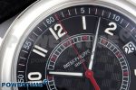 Calatrava 6007G SS PPF 1:1 Best Edition Black/Red Dial on Black Leather Strap 330CS - Image 4