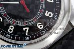 Calatrava 6007G SS PPF 1:1 Best Edition Black/Red Dial on Black Leather Strap 330CS - Image 5