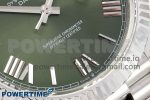 DayDate 40 SS JDF 904L Steel Green Roman Dial on President Bracelet VR3255 V3 (Gain Weight) - Image 5