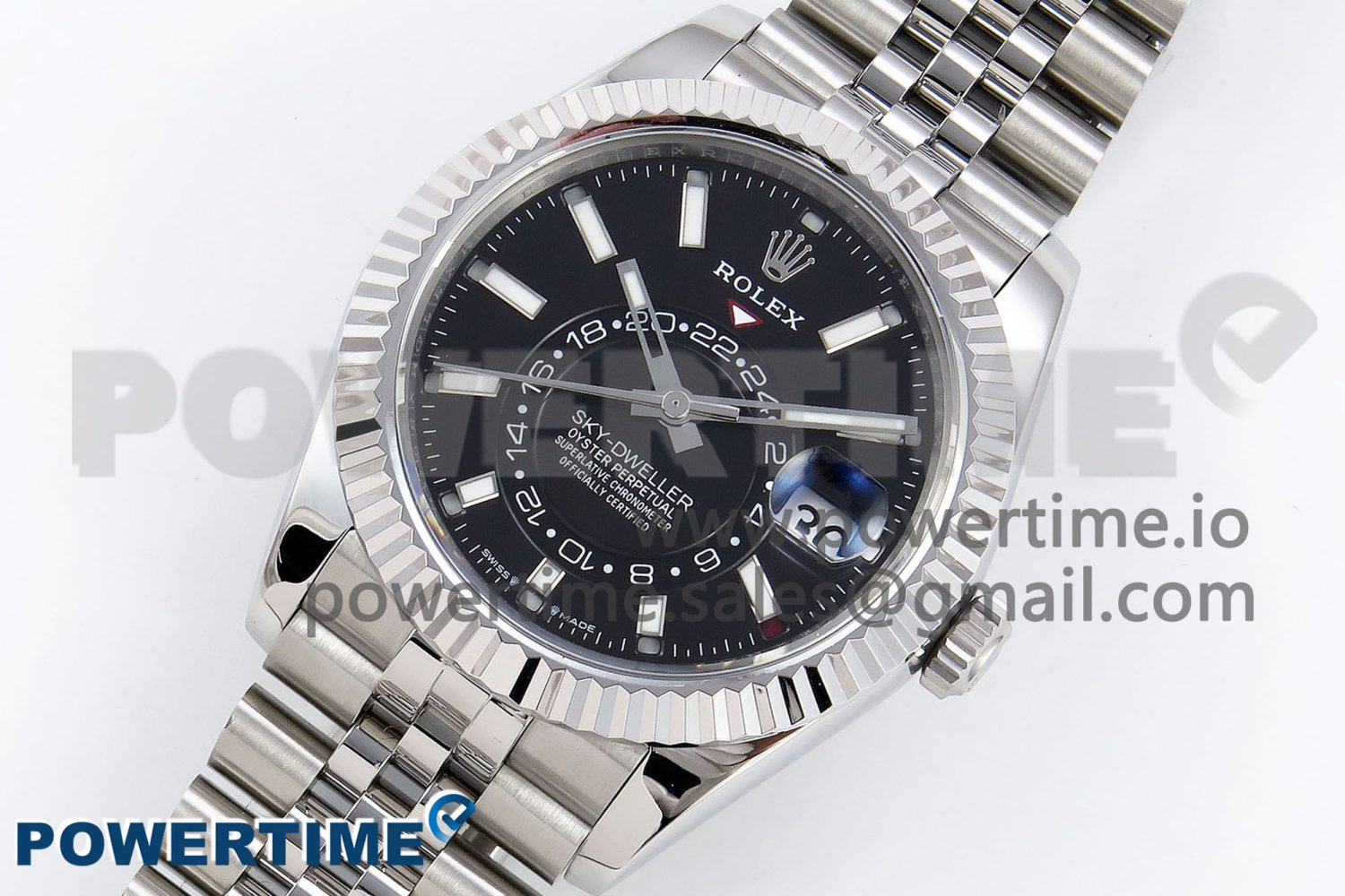 Sky-Dweller 326934 904L SS ZF 1:1 Best Edition Black Dial on SS Jubilee Bracelet A2824 - Image 2