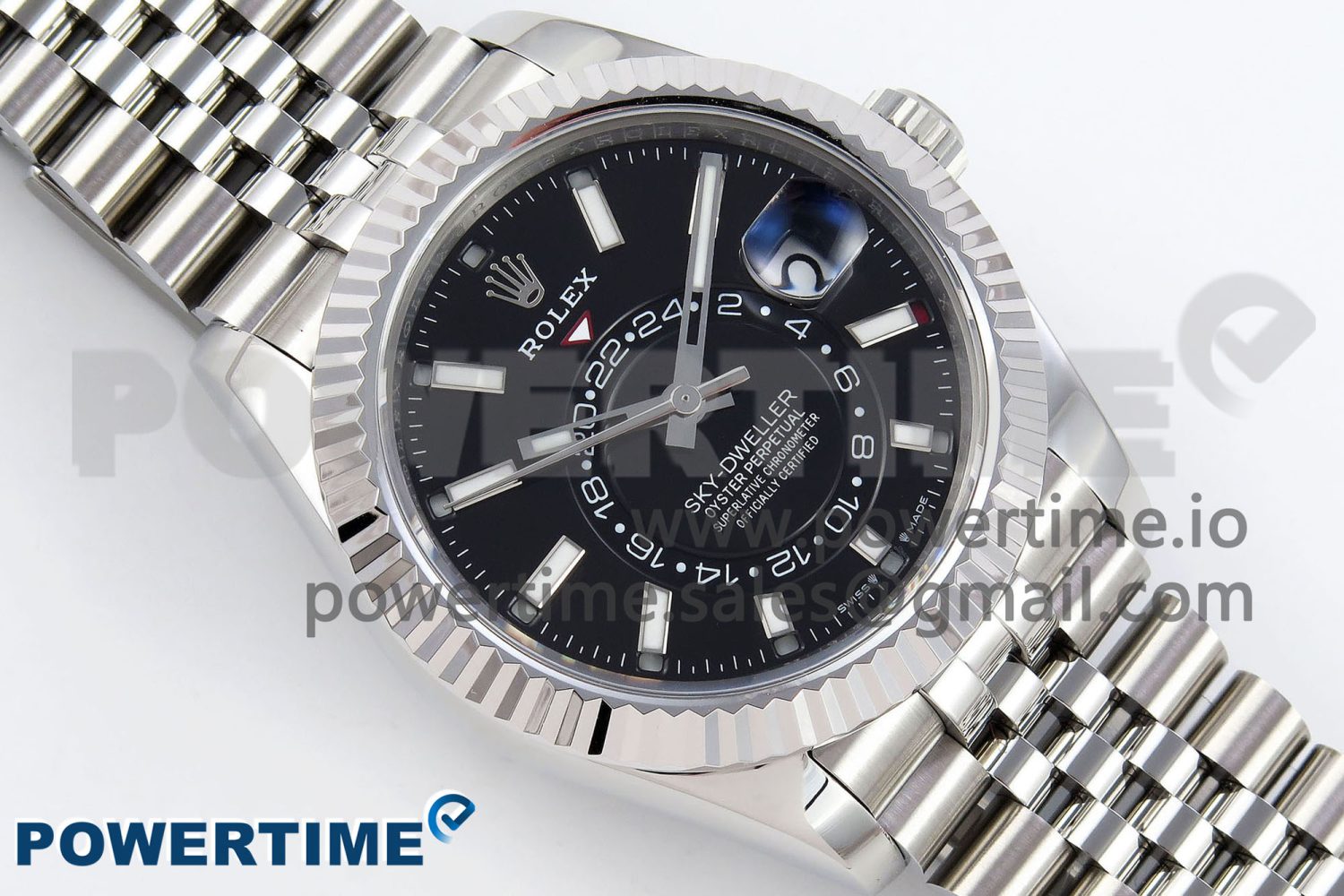 Sky-Dweller 326934 904L SS ZF 1:1 Best Edition Black Dial on SS Jubilee Bracelet A2824 - Image 3