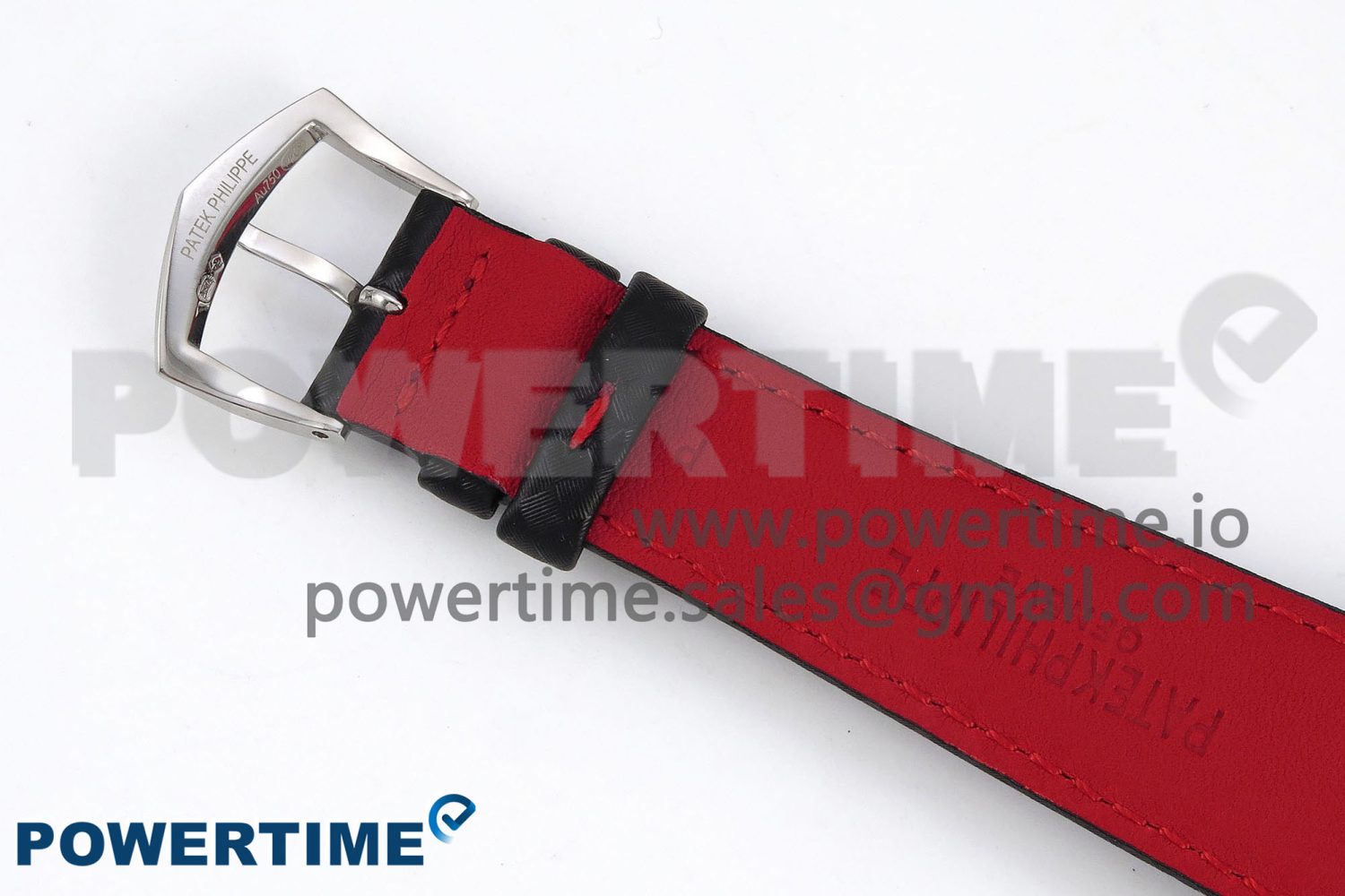 Calatrava 6007G SS PPF 1:1 Best Edition Black/Red Dial on Black Leather Strap 330CS - Image 13
