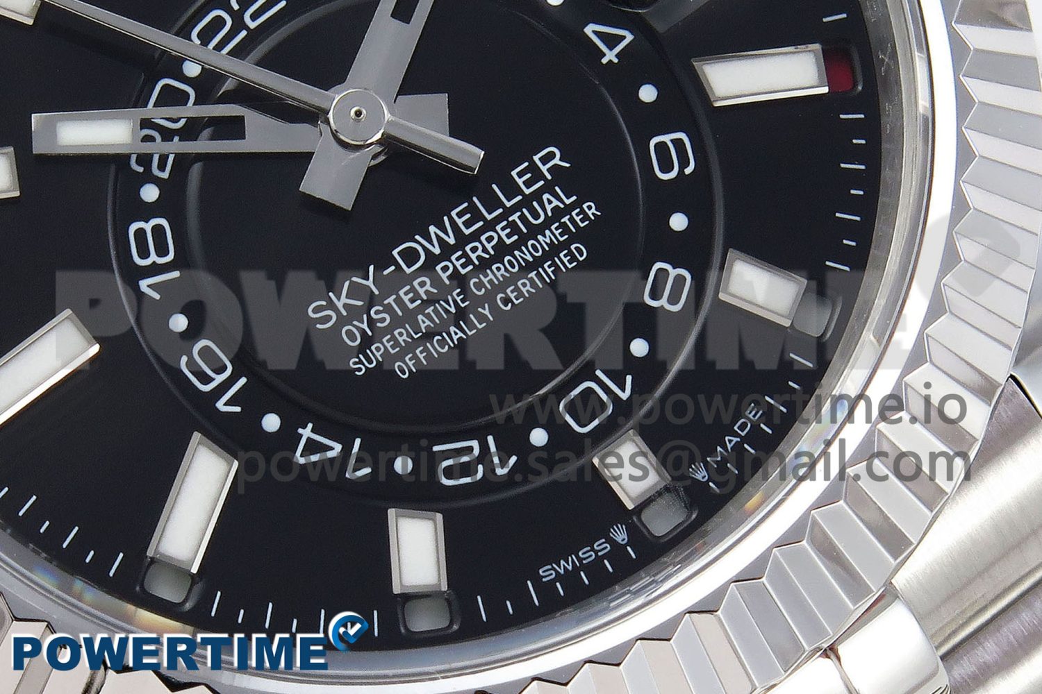 Sky-Dweller 326934 904L SS ZF 1:1 Best Edition Black Dial on SS Jubilee Bracelet A2824 - Image 5