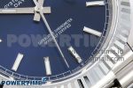 DayDate 40 SS JDF 904L Steel Blue Stick Dial on President Bracelet VR3255 V3 (Gain Weight) - Image 5