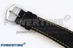 Calatrava 6007G SS PPF 1:1 Best Edition Black/Yellow Dial on Black Leather Strap - Image 12
